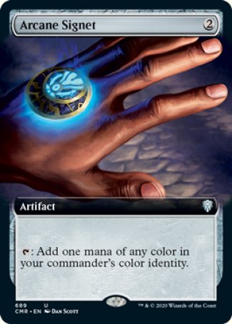 (689/361) Magic The Gathering Commander Legends: Extras Single: Arcane Signet  Uncommon