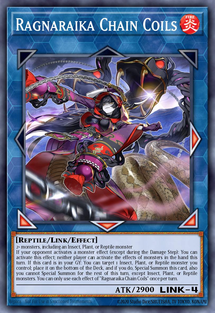 (049) YuGiOh TCG LEDE: Legacy of Destruction Single: Ragnaraika Chain Coils  Super Rare