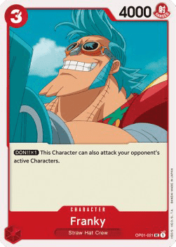 (021) One Piece TCG OP01: Romance Dawn Single: Franky (OP01-021)  Uncommon
