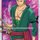 (025) One Piece TCG OP01: Romance Dawn Single: Roronoa Zoro (OP01-025) (V.1)  Super Rare
