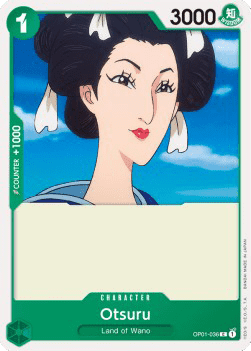 (036) One Piece TCG OP01: Romance Dawn Single: Otsuru (OP01-036)  Common