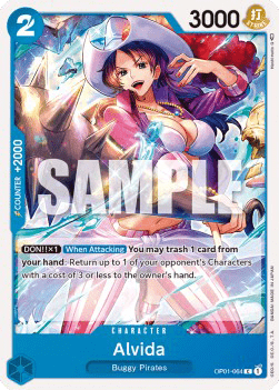 (064) One Piece TCG OP01: Romance Dawn Single: Alvida (OP01-064) (V.1)  Common