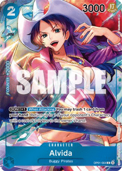 (064) One Piece TCG OP01: Romance Dawn Single: Alvida (OP01-064) (V.2)  Alternate Art