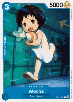 (081) One Piece TCG OP01: Romance Dawn Single: Mocha (OP01-081)  Common