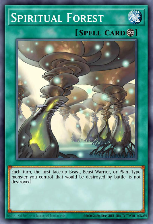 (059) YuGiOh TCG SOVR: Stardust Overdrive Single: Spiritual Forest  Common