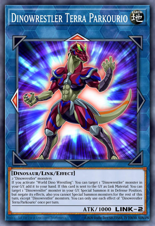 (069) YuGiOh TCG MP20: 2020 Tin of Lost Memories Mega Pack Single: Dinowrestler Terra Parkourio  Common
