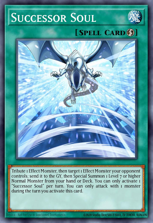 (246) YuGiOh TCG MP20: 2020 Tin of Lost Memories Mega Pack Single: Successor Soul  Ultra Rare