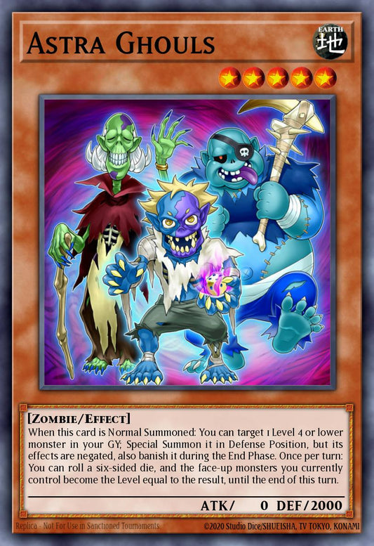 (201) YuGiOh TCG MP20: 2020 Tin of Lost Memories Mega Pack Single: Astra Ghouls  Super Rare