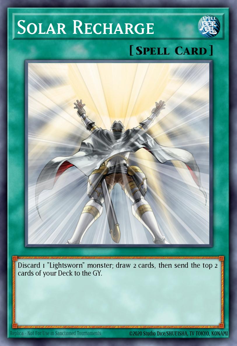 (052) YuGiOh TCG LODT: Light of Destruction Single: Solar Recharge (V.2 - Ultra Rare)  Ultra Rare
