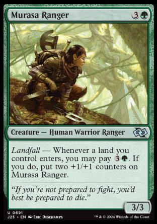 (691) Magic The Gathering Foundations Jumpstart Single: Murasa Ranger  Uncommon
