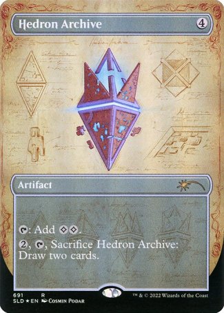 (691) Magic The Gathering Secret Lair Drop Series Single: Hedron Archive  Rare