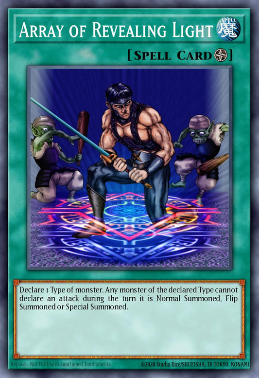 (148) YuGiOh TCG DB2: Dark Beginning 2 Single: Array of Revealing Light  Common