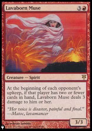 (050) Magic The Gathering The List Single: Lavaborn Muse  Rare