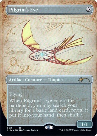 (692) Magic The Gathering Secret Lair Drop Series Single: Pilgrim's Eye Holo Rare