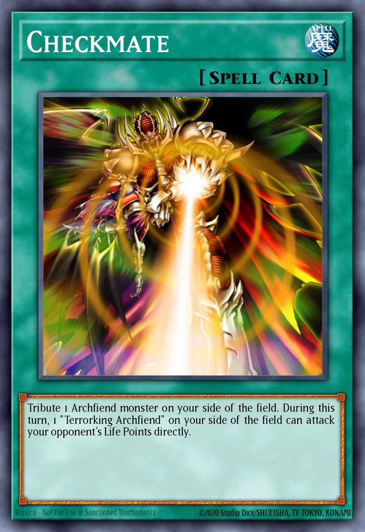 (EN089) YuGiOh TCG DCR: Dark Crisis Single: Checkmate (V.2 - Common)  Common