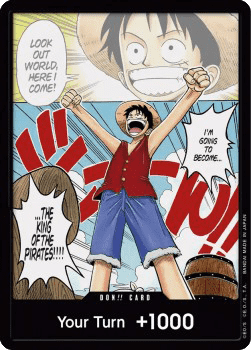 (000) One Piece TCG OP01: Romance Dawn Single: DON!! (OP01)  DON!!