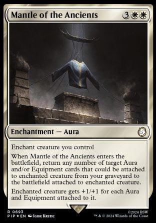 (693) Magic The Gathering Universes Beyond: Fallout: Extras Single: Mantle of the Ancients (V.2)  Rare