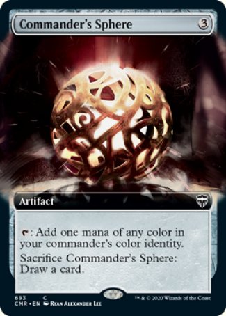 (693/361) Magic The Gathering Commander Legends: Extras Single: Commander's Sphere Holo Common