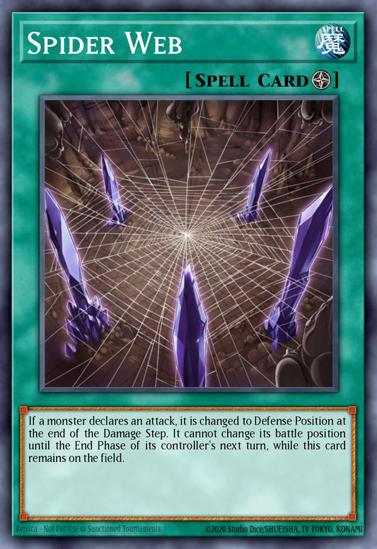 (045) YuGiOh TCG SOVR: Stardust Overdrive Single: Spider Web  Common