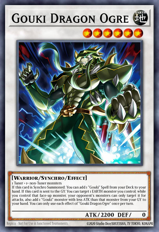 (041) YuGiOh TCG DOOD: Doom of Dimensions Single: Gouki Dragon Ogre  Common