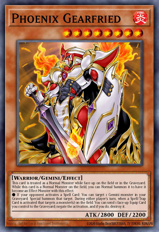(051) YuGiOh TCG LCJW: Legendary Collection 4: Mega Pack Single: Phoenix Gearfried  Common