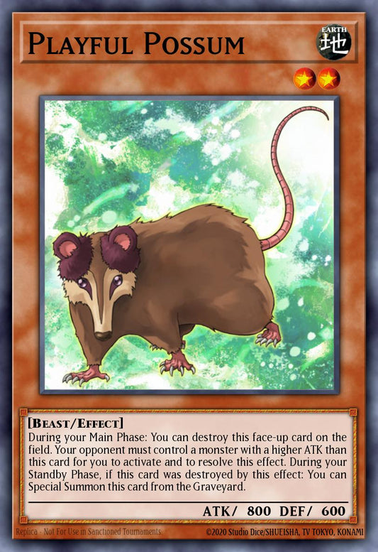 (033) YuGiOh TCG BPW2: Battle Pack 2: War of the Giants - Round 2 Single: Playful Possum  Common