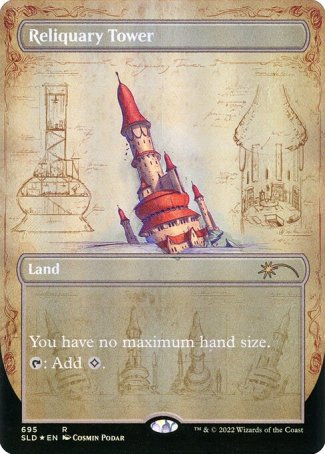 (695) Magic The Gathering Secret Lair Drop Series Single: Reliquary Tower  Rare
