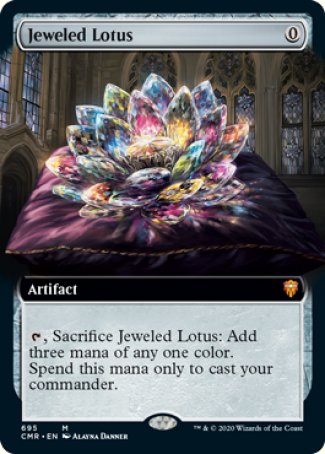 (695/361) Magic The Gathering Commander Legends: Extras Single: Jeweled Lotus  Mythic