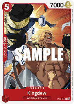 (006) One Piece TCG OP02: Paramount War Single: Kingdew (OP02-006)  Common