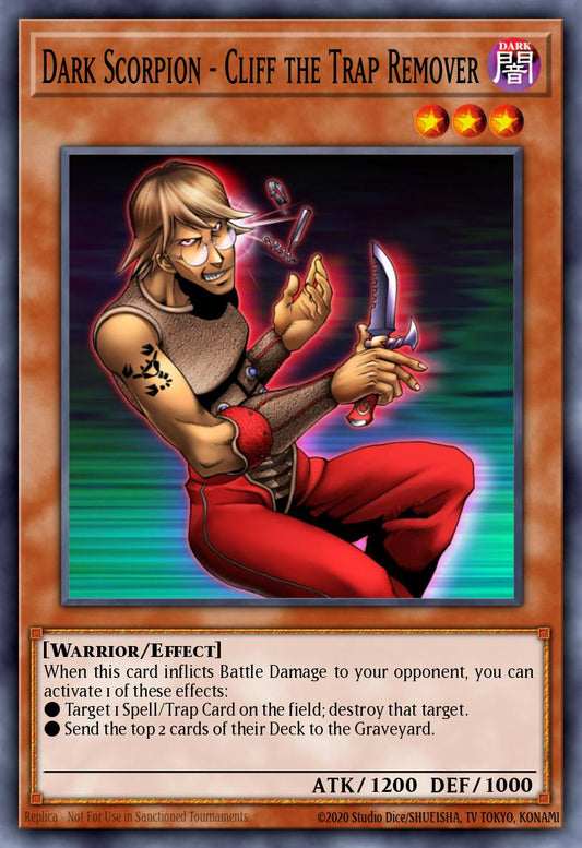 (078) YuGiOh TCG MFC: Magician's Force Single: Dark Scorpion - Cliff the Trap Remover  Common
