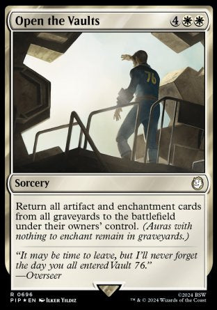 (696) Magic The Gathering Universes Beyond: Fallout: Extras Single: Open the Vaults (V.2)  Holo Rare