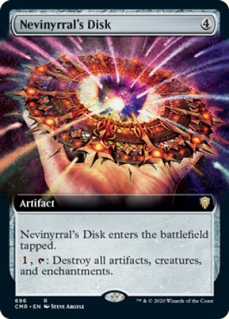 (696/361) Magic The Gathering Commander Legends: Extras Single: Nevinyrral's Disk  Rare