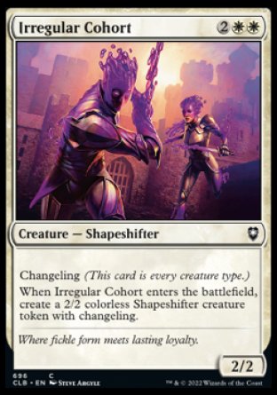 (696) Magic The Gathering Commander Legends: Battle for Baldur's Gate: Extras Single: Irregular Cohort  Common