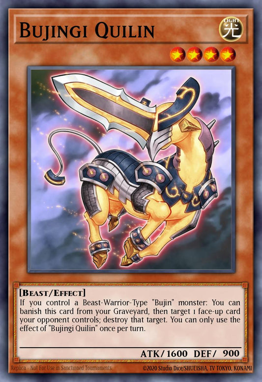 (070) YuGiOh TCG MP14: 2014 Mega-Tins Mega-Pack Single: Bujingi Quilin  Super Rare