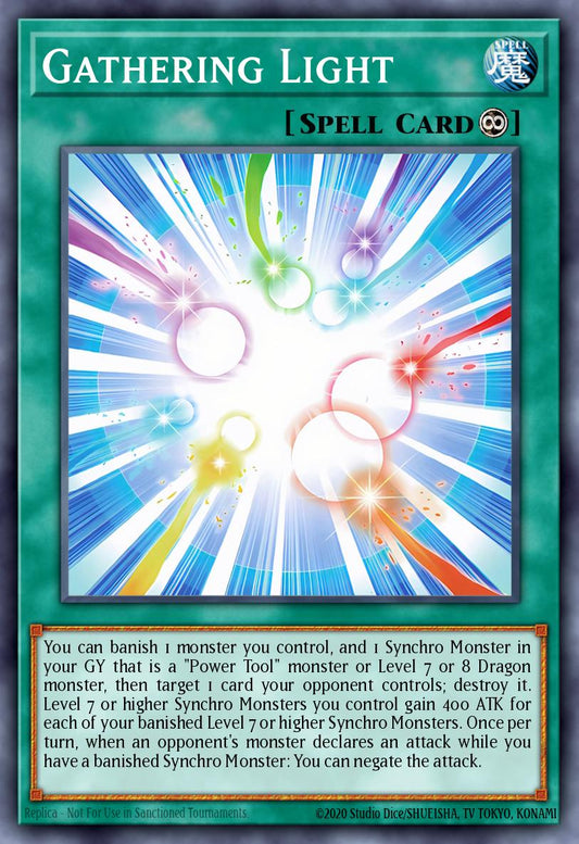 (030) YuGiOh TCG BLTR: Battles of Legend: Terminal Revenge Single: Gathering Light  Ultra Rare