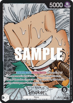 (093) One Piece TCG OP02: Paramount War Single: Smoker (OP02-093) (V.2)  Alternate Art
