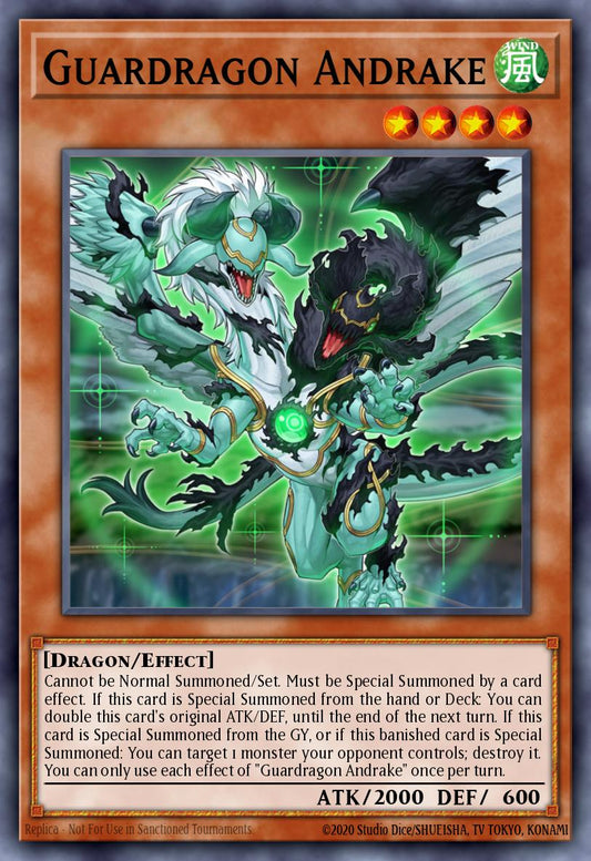 (011) YuGiOh TCG MP20: 2020 Tin of Lost Memories Mega Pack Single: Guardragon Andrake  Common