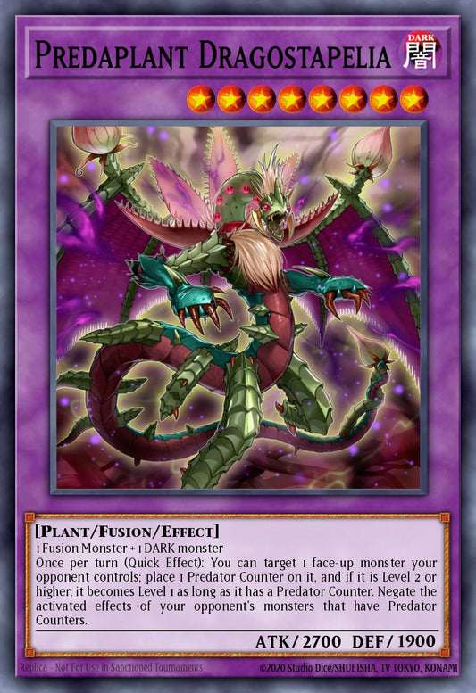 (228) YuGiOh TCG MP19: 2019 Gold Sarcophagus Tin Mega Pack Single: Predaplant Dragostapelia  Common