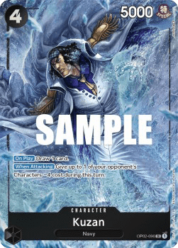 (096) One Piece TCG OP02: Paramount War Single: Kuzan (OP02-096) (V.2)  Alternate Art