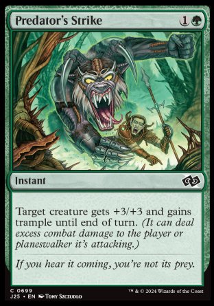 (699) Magic The Gathering Foundations Jumpstart Single: Predator's Strike  Common