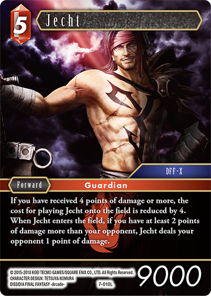 (010) Final Fantasy TCG Opus VII Single: Jecht (7-010) Holo Legend