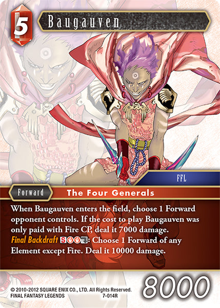(014) Final Fantasy TCG Opus VII Single: Baugauven (7-014)  Rare
