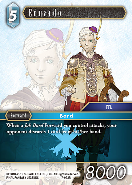 (023) Final Fantasy TCG Opus VII Single: Eduardo (7-023) Holo Rare