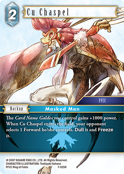 (025) Final Fantasy TCG Opus VII Single: Cu Chaspel (7-025)  Hero