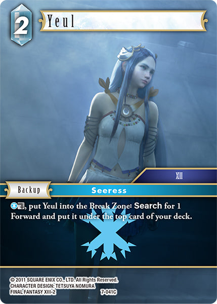 (041) Final Fantasy TCG Opus VII Single: Yeul (7-041) Holo Common