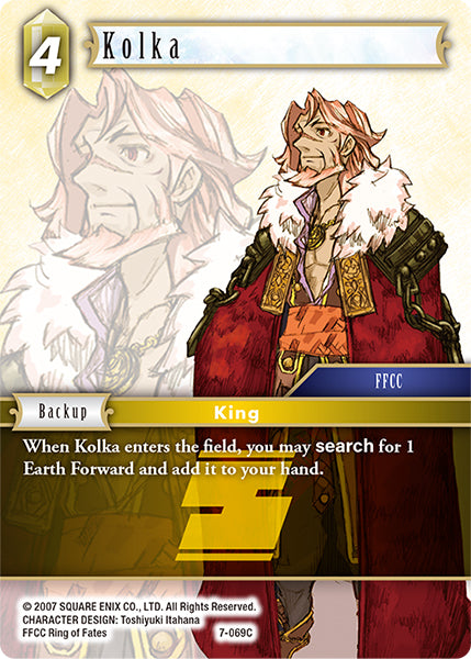 (069) Final Fantasy TCG Opus VII Single: Kolka (7-069) Holo Common