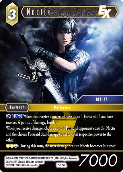 (077) Final Fantasy TCG Opus VII Single: Noctis (7-077)  Legend