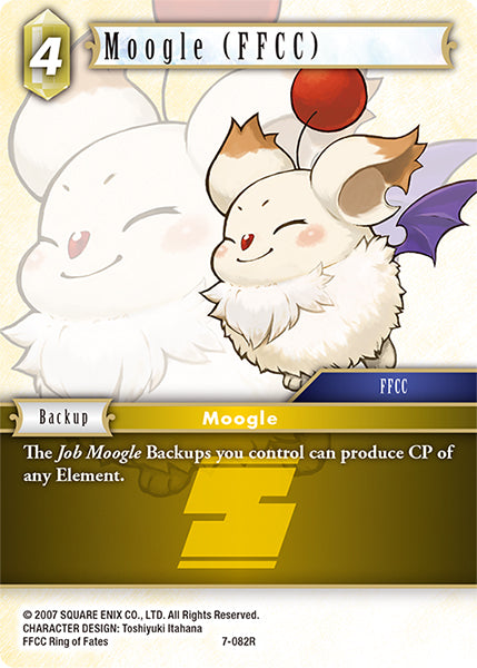(082) Final Fantasy TCG Opus VII Single: Moogle (FFCC) (7-082) Holo Rare
