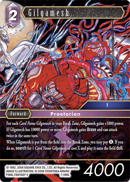 (088) Final Fantasy TCG Opus VII Single: Gilgamesh (7-088)  Legend