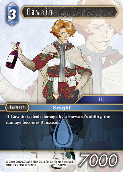 (107) Final Fantasy TCG Opus VII Single: Gawain (7-107)  Rare